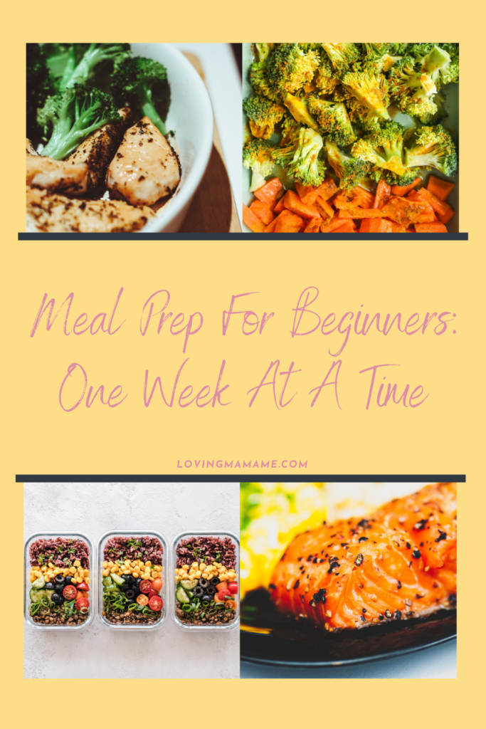 meal prep for beginners 