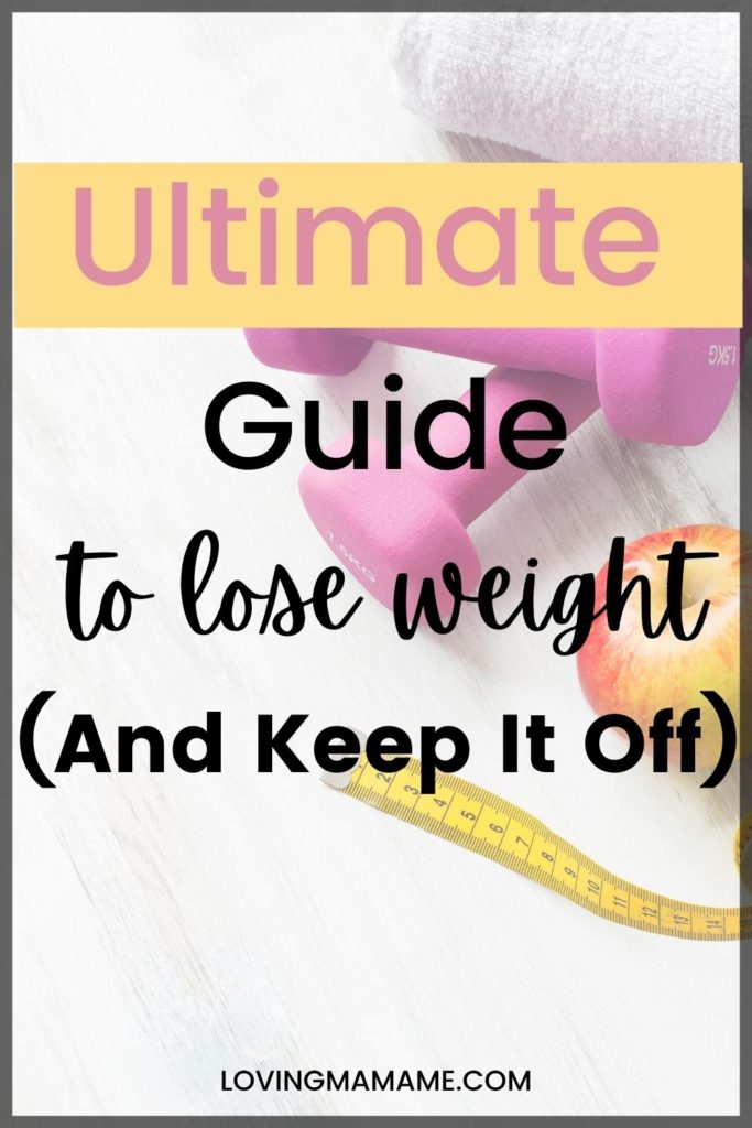 Pinterest photo for weight lose guide 