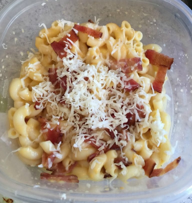 Butternut Bacon Mac and Cheese
