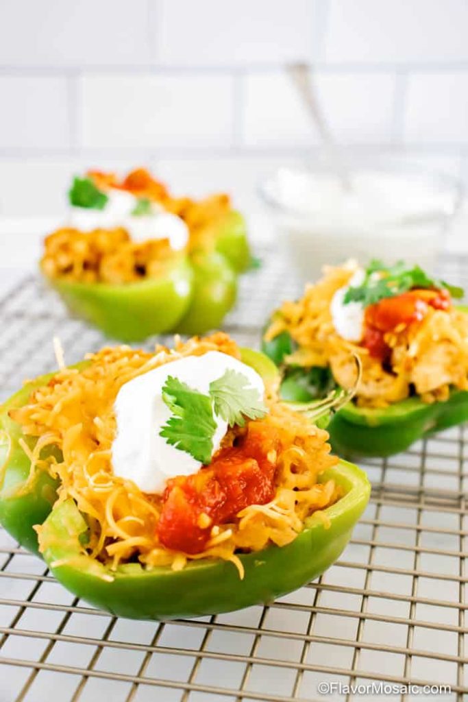 Chicken Fajita Stuffed Peppers 