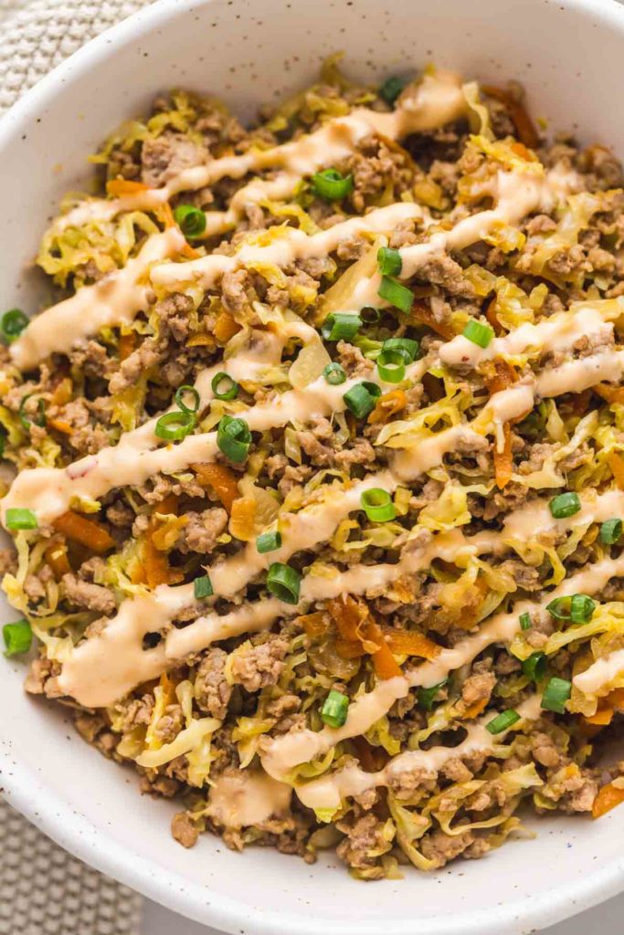 Healthy Egg Roll in a Bowl